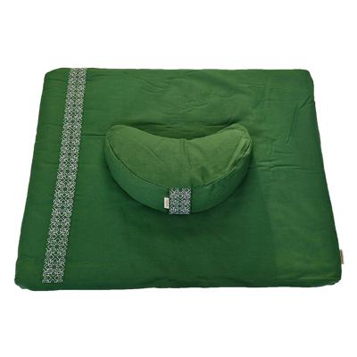 Zafu Zabuton Set met Wigkussen - Bosgroen