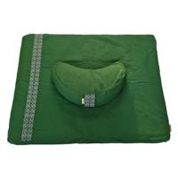 Zafu Zabuton Set met Wigkussen - Bosgroen