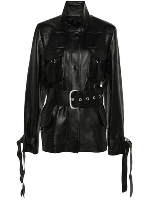Off-White veste Co Cargo à taille ceinturée - Noir
