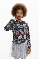 Lange mouwen T-shirt met katten - BLACK - 13/14