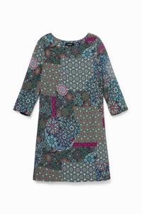 Korte boho-jurk met mandala's - MATERIAL FINISHES - 38