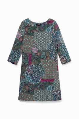 Korte boho-jurk met mandala's - MATERIAL FINISHES - 36