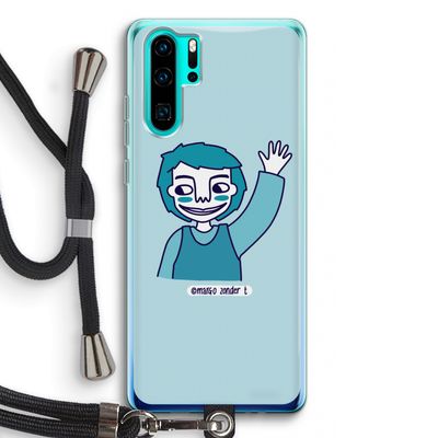 Zwaai: Huawei P30 Pro Transparant Hoesje met koord