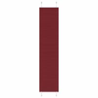 Pliss rolgordijn 40x200 cm stofbreedte 39,4 cm bordeauxrood