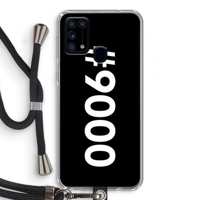 #9000: Samsung Galaxy M31 Transparant Hoesje met koord