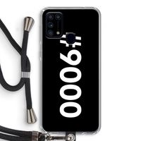 #9000: Samsung Galaxy M31 Transparant Hoesje met koord