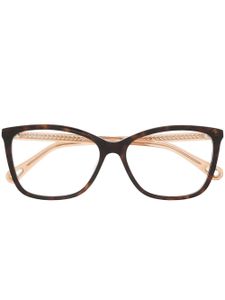 Chloé Eyewear lunettes de vue à monture carrée - Marron