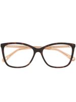 Chloé Eyewear lunettes de vue à monture carrée - Marron