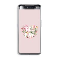 GRL PWR Flower: Samsung Galaxy A80 Transparant Hoesje