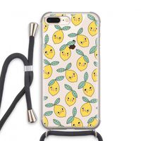 Citroenen: iPhone 8 Plus Transparant Hoesje met koord
