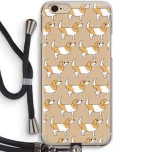 Doggy: iPhone 6 / 6S Transparant Hoesje met koord