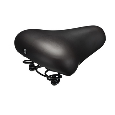 Selle Comfort zadel city foam zwart met strop
