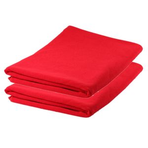 4x stuks Badhanddoeken / handdoeken extra absorberend 150 x 75 cm rood