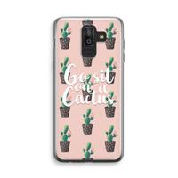 Cactus quote: Samsung Galaxy J8 (2018) Transparant Hoesje