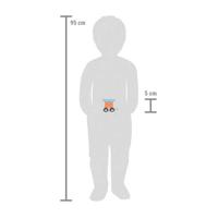 Small Foot - houten lettertrein polar - wagon zalmroze blauw - 12 stuks