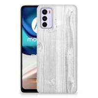 Motorola Moto G42 | Bumper Hoesje | White Wood