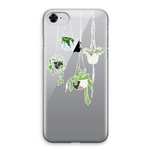 Hang In There: iPhone 8 Transparant Hoesje