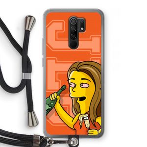 Jamie Lee Simpson: Xiaomi Redmi 9 Transparant Hoesje met koord