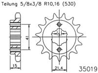 ESJOT Sprocket 530 15z standard