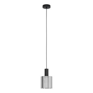 Eglo Smoke glazen hanglampGorosiba zwart met smoke glas - 98752
