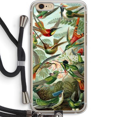 Haeckel Trochilidae: iPhone 6 PLUS / 6S PLUS Transparant Hoesje met koord
