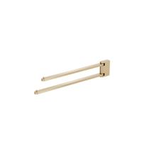 Crosswater MPRO Handdoekstang - 44.6cm - draaibaar - geborsteld messing PRO047F