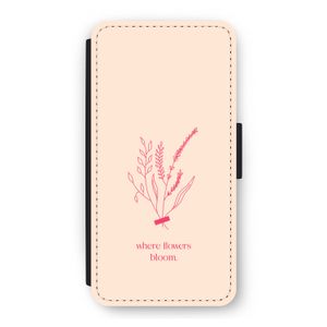 Where flowers bloom: iPhone 12 Pro Flip Hoesje