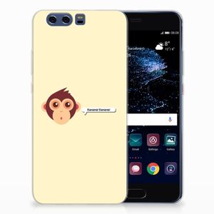 Huawei P10 Plus Telefoonhoesje met Naam Monkey