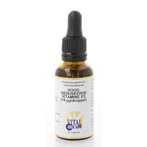 Vital Cell Life Vitamine D3 15mcg druppels