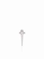 Djula boucle d'oreille Spike en or blanc 18 ct à diamants - Argent - thumbnail