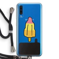 Raketijsje: Samsung Galaxy A50 Transparant Hoesje met koord