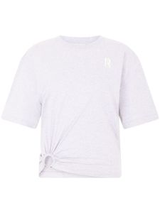 Rabanne t-shirt à fronces - Gris