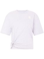 Rabanne t-shirt à fronces - Gris - thumbnail