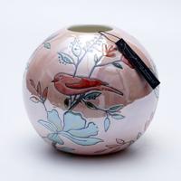 Magic Ball Vaas Vogels 20x20x19cm zachtroze
