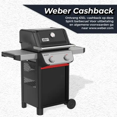 Weber Spirit E-210 Gasbarbecue Gas BBQ E210 Barbecue Zwart