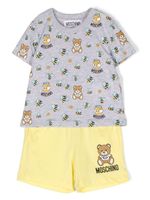 Moschino Kids survêtement à logo Teddy Bear - Gris