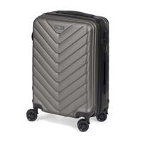 Cabine handbagage reis trolley koffer - zwenkwielen - 57 x 38 x 23 cm - 48 liter - antraciet