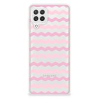 Samsung Galaxy A22 4G | M22 | TPU bumper | Waves Roze Samsung Galaxy A22 4G | M22 | TPU bumper | Waves Roze
