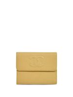 CHANEL Pre-Owned portefeuille CC trifold (2000) - Tons neutres