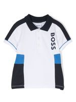 BOSS Kidswear polo à logo imprimé - Blanc