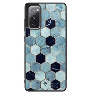 Samsung Galaxy S20 FE hoesje - Blue cubes