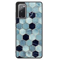 Samsung Galaxy S20 FE hoesje - Blue cubes - thumbnail