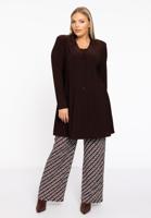 Yoek Wijde broek | Bruin | Maat 38/40