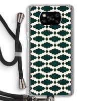 Moroccan tiles: Xiaomi Poco X3 NFC Transparant Hoesje met koord