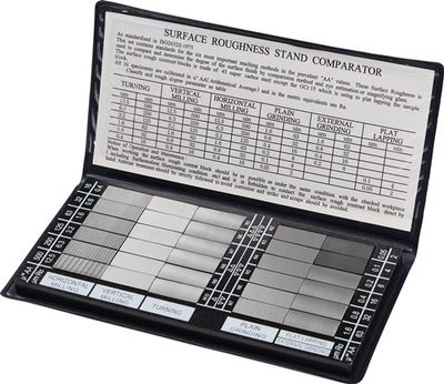 Promat/Tecwerk Oppervlakvergelijkingsplaat | RUGOTEST | vergelijkingsbereik RA 0,05-12,5 µm | plaataantal 30 st. - 4000858855