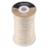Vaessen Creative • jute touw ivoor 2mmx100m