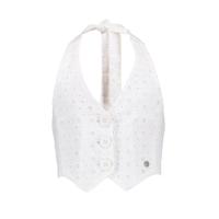 Frankie & Liberty Meisjes vest - Nicole - Bright White