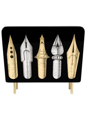 Fornasetti "Pennini" Porte-revues - Noir