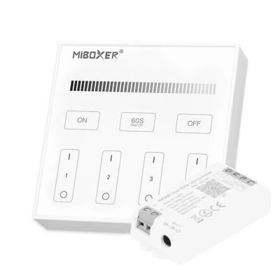Draadloos milight touch wandpaneel & wifi controller voor witte led strips - complete set