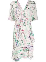 ISABEL MARANT robe Arodie à volants - Tons neutres